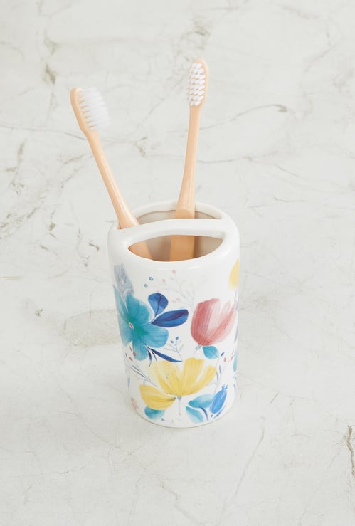 Quiet Nature Ceramic Tooth Brush Holder