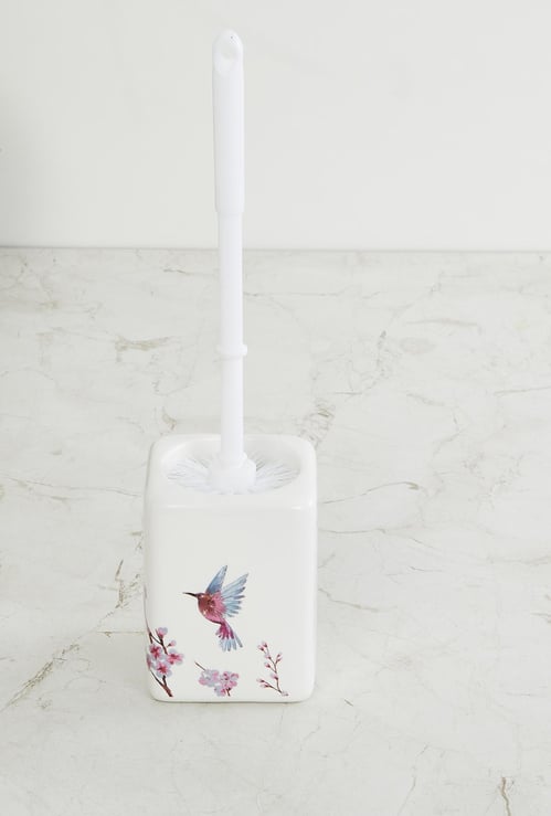Blue Radiance Ceramic Toilet Brush Holder
