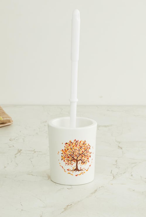 Medley Homespun Angela Printed Toilet Brush with Holder