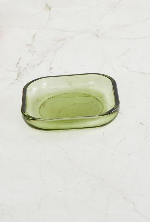 Organic Acacia Glass Soap Dish