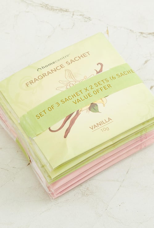 Corsica 6-Pc. Vanilla and Floral Garden Fragrance Satchet