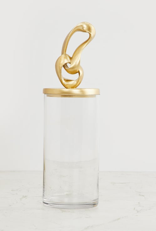 Eternity Abstract Decorative Jar with Lid