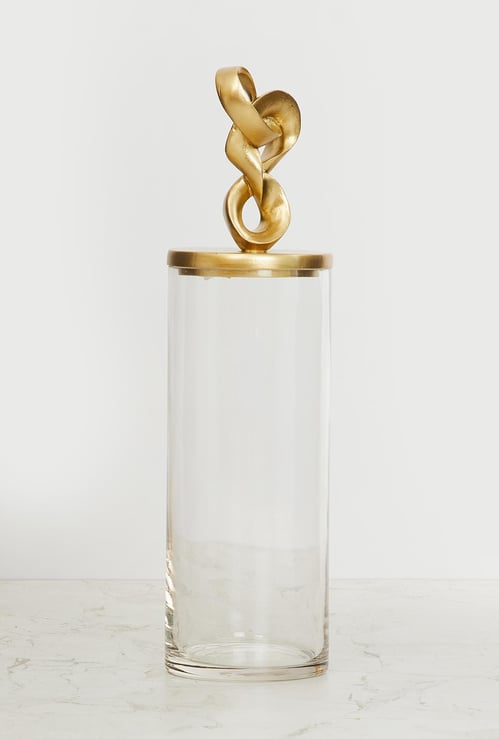 Eternity Abstract Decorative Jar with Lid