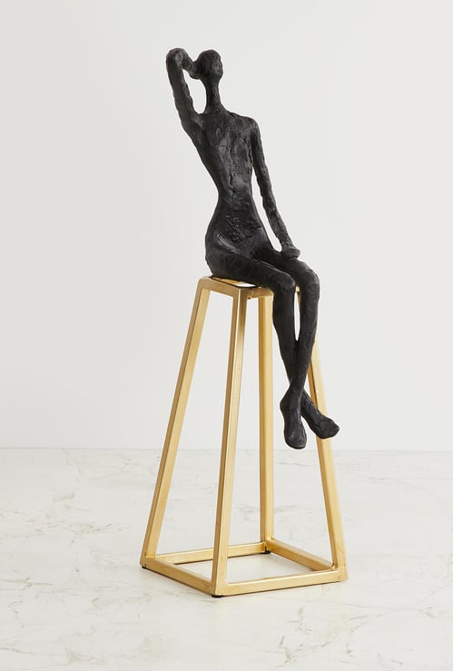 Eternity Textured Figurine with Metal Base