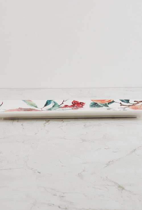Maris Pomegranate Printed Rectangular Platter