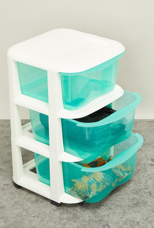 Omnia Three-Tier Drawer Cabinet - 36.5 x 59 cm