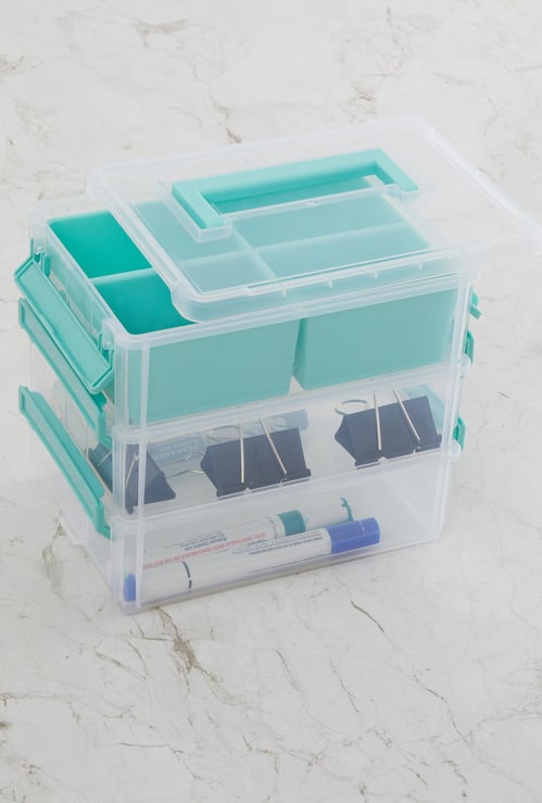 Regan Mallory 3 Tier Handy Stackable Latch Box