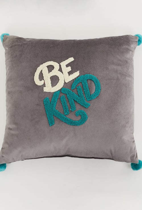 Lark Gtl Velvet Filled Cushion - 40 x 40 cm
