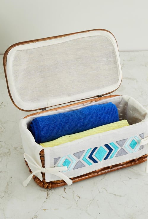 Wilton Rectangular Sewing Box - 27.5 x 15.5 cm