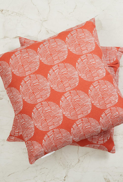 Ebony Printed Filled Cushion - Set of 2 Pcs - 40 x 40 cm