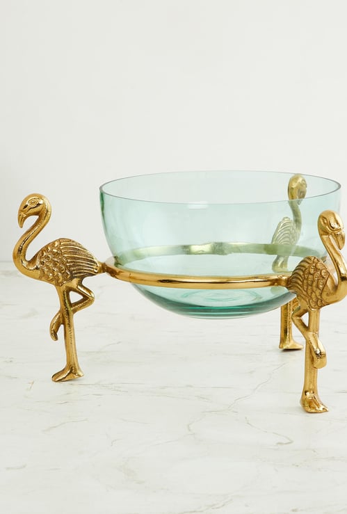 Splendid Flamingo Decorative Bowl