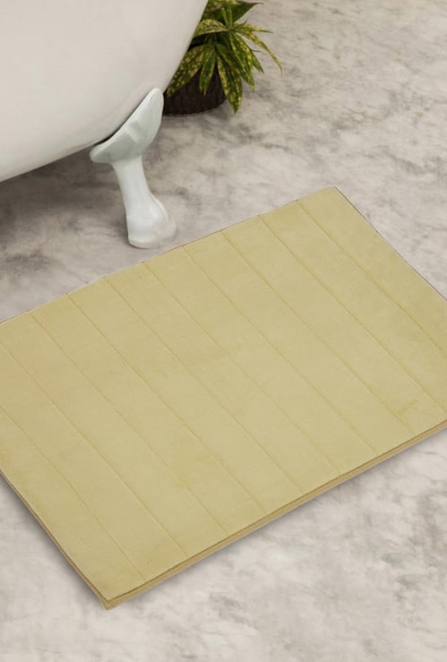 Harbour Embossed Memory Foam Bathmat - 60 x 90 cm