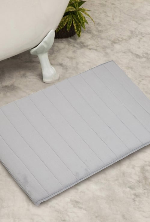 Harbour Embossed Memory Foam Bathmat - 60 x 90 cm
