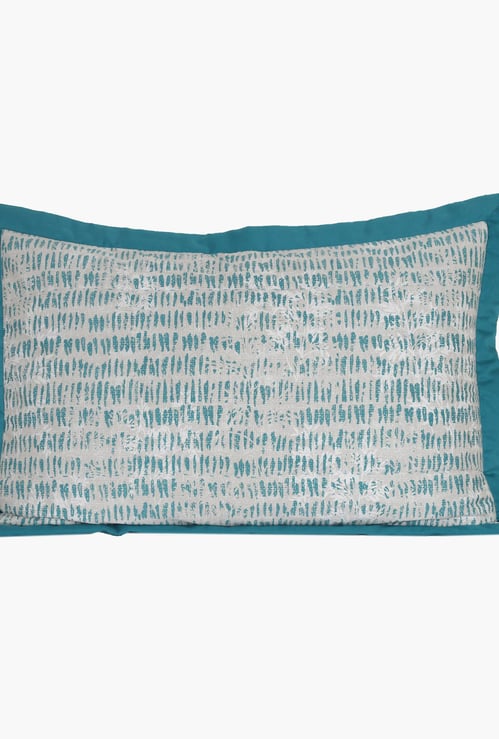 MASPAR Traversed Line Textured Pillow Sham-Set of 2 - 50 cm x 75 cm