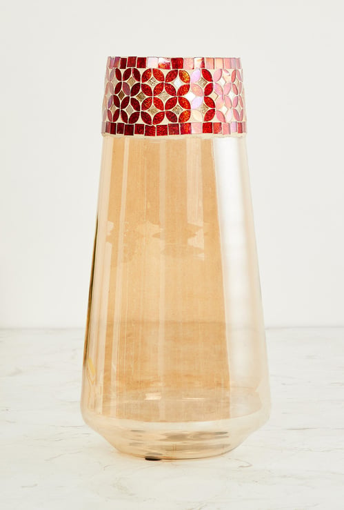 Ajmerkaydens Textured Glass Vase