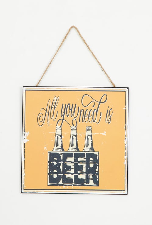Garnet Quote on Beer Picture Frame - 20 x 20 cm