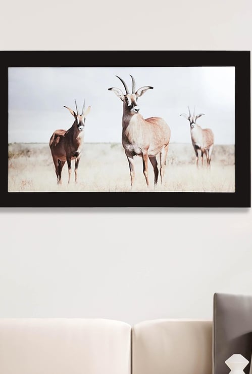 Artistry Triple Reindeer Picture Frame - 60 x 100 cm