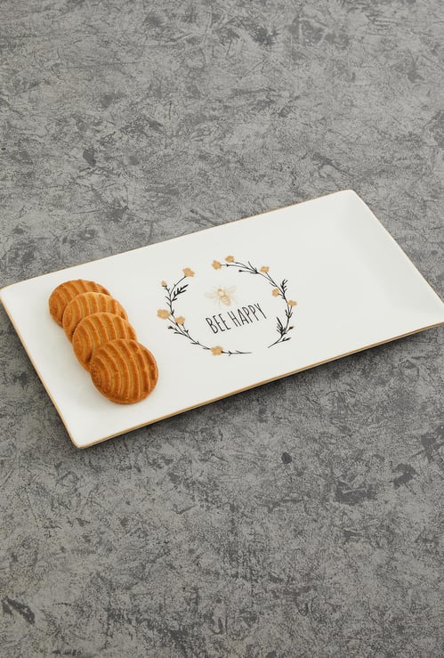 Get The Look Honeybee Rectangular Platter