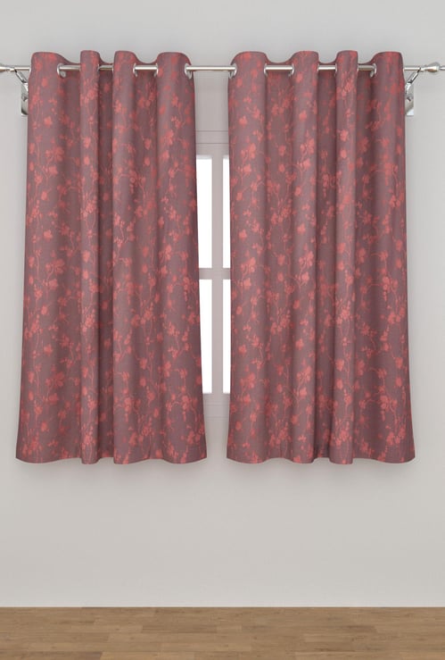 Radiance Jacquard Textured Window Curtain Pair - 110 x 160 cm