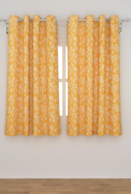 Medley Urban Chic Jacquard Window Curtain with Eyelets - Set of 2 -110 x 160cm