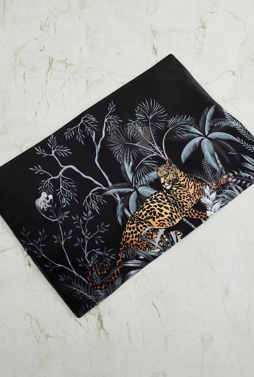 Into The Wild Foil Print Velvet Placemat - 33 x 48 cm