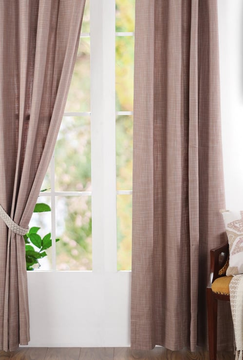 MASPAR Textured Door Curtain Pair - 125 cm x 228 cm