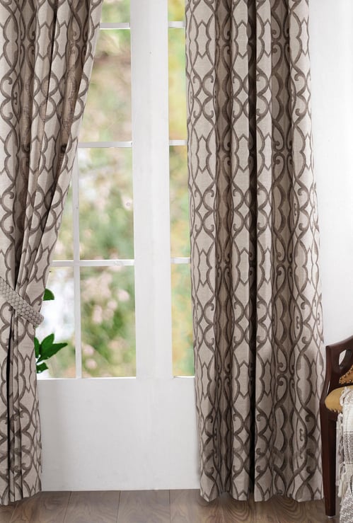 MASPAR Jacquard Door Curtain Pair - 127 cm x 228 cm