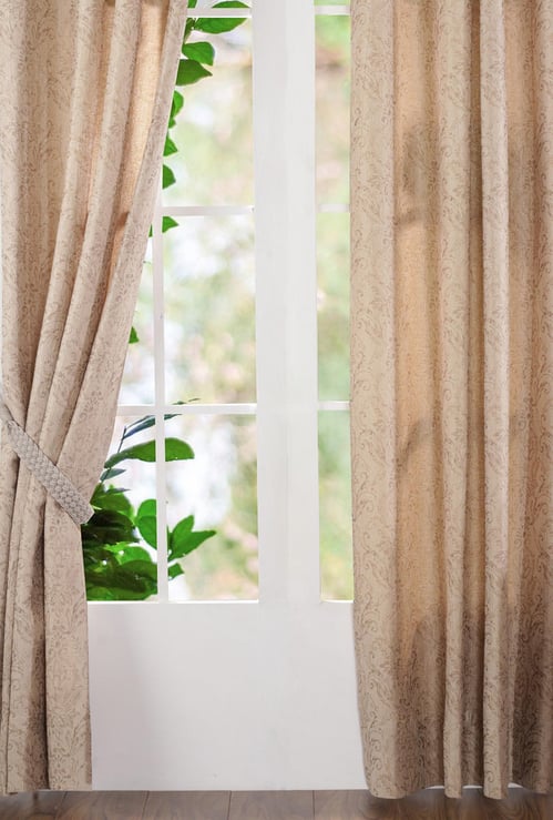 MASPAR Jacquard Door Curtain Pair - 125 cm x 228 cm