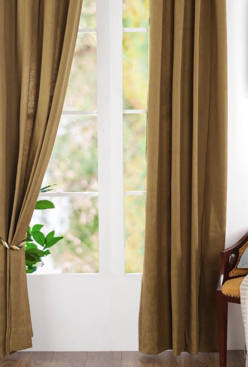MASPAR Printed Door Curtain Pair -  1.25 m x  2.28 m