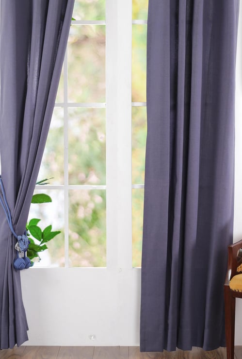 MASPAR Textured Door Curtain Pair -  1.27 m x  1.52 m