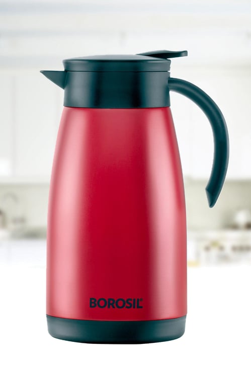 BOROSIL Solid Stainless Steel Teapot - 1000 ml