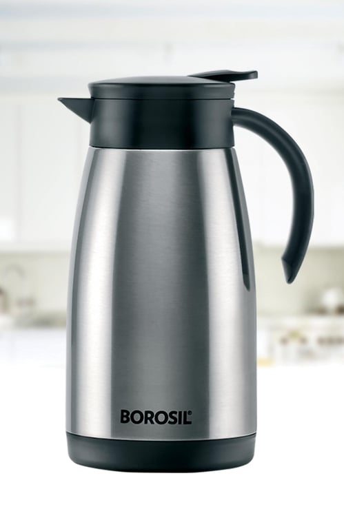 BOROSIL Solid Stainless Steel Teapot - 1000 ml