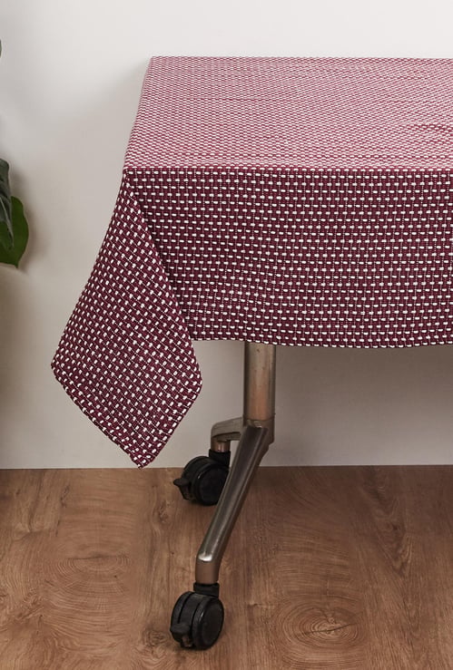 Fiesta Diamond Merun Table Cloth 135 x 130 cm