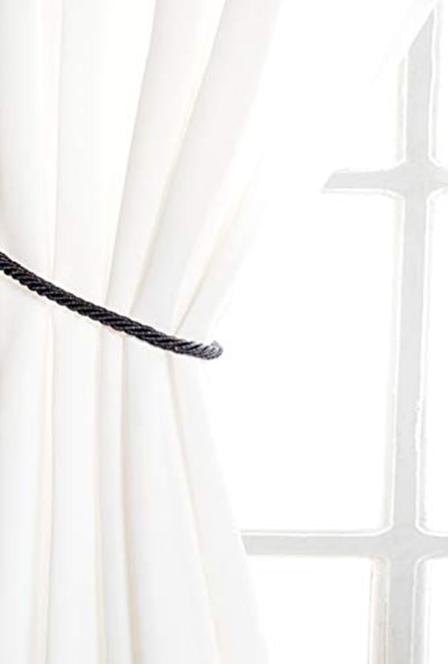DECO WINDOW Tie-Back Curtain Rope - 2 x 43 cm