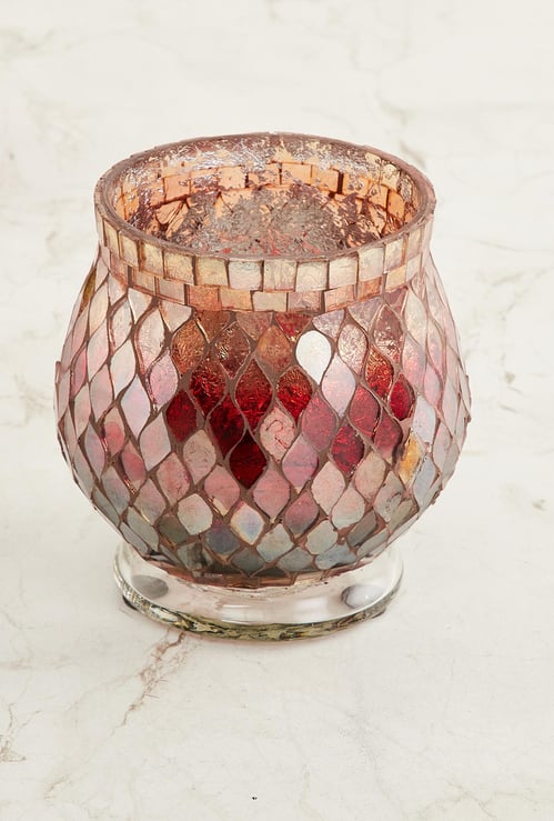 Fiesta Blaze Mosaic Votive Holder