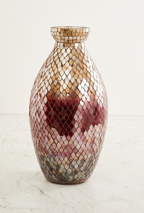 Fiesta Textured Mosaic Vase