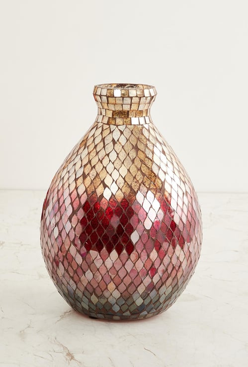 Fiesta Textured Mosaic Vase