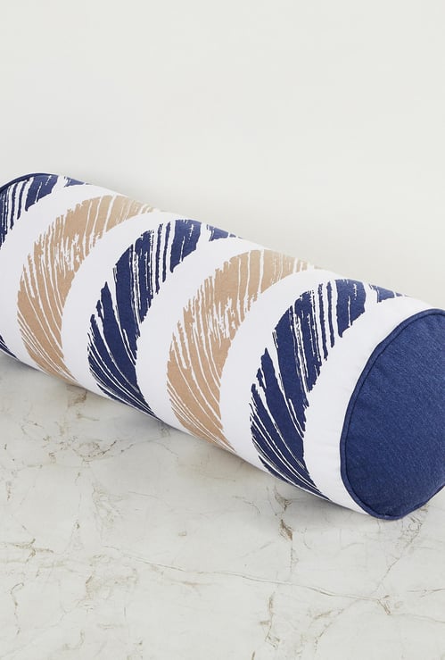 Arcadia Printed Bolster - 16 x 45 cm