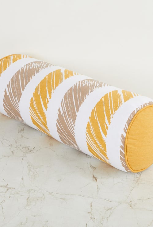 Arcadia Printed Bolster - 16 x 45 cm