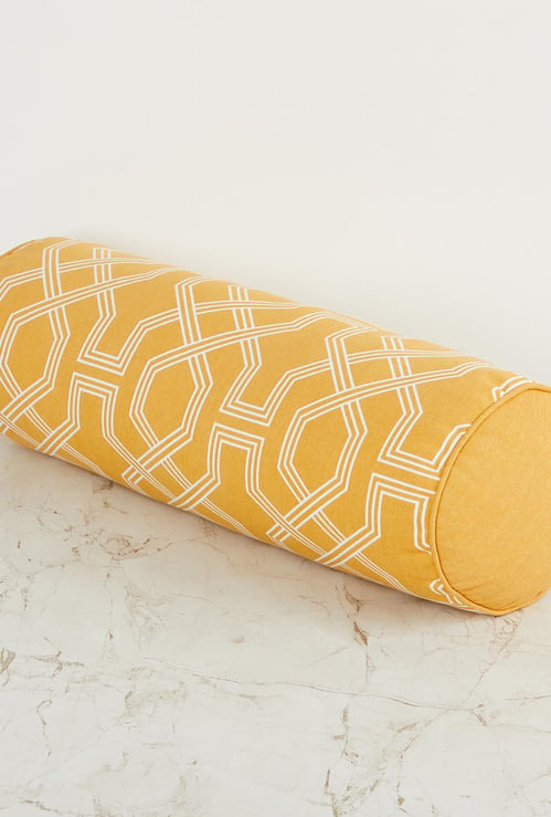 Arcadia Printed Bolster - 16 x 45 cm