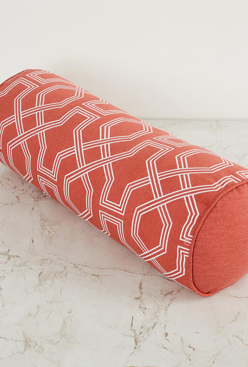 Arcadia Printed Bolster - 16 x 45 cm