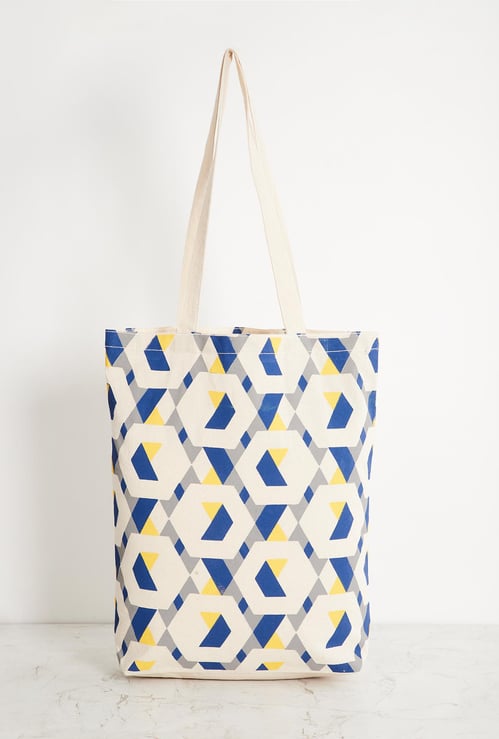 Corsica Printed Shopping Tote Bag