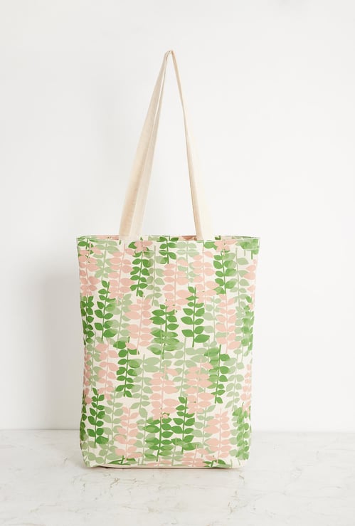 Corsica Printed Cotton Shopping Tote Bag