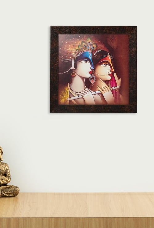Corsica Radha Krishna Picture Frame - 30 x 30 cm
