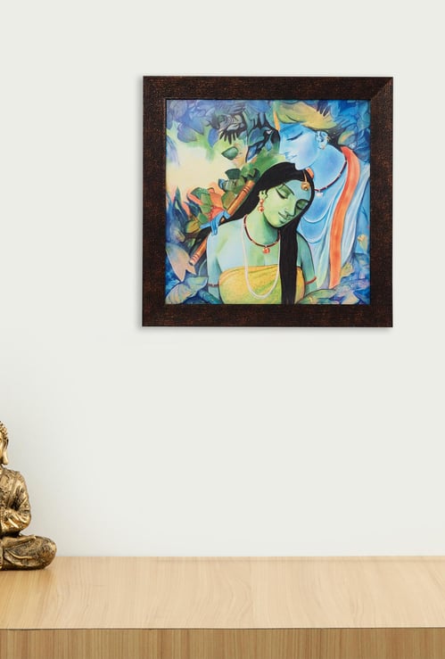 Corsica Radha Krishna Picture Frame - 30 x 30 cm