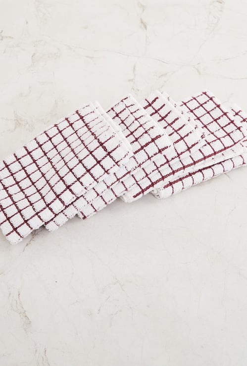 Fiesta Checks Dish Cloth - Set Of 5