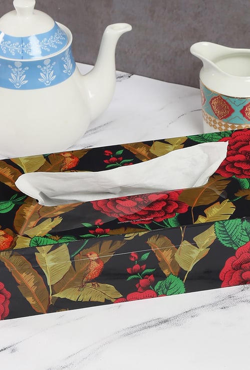 INDIA CIRCUS Violet Bayrose Romance Tissue Box Holder