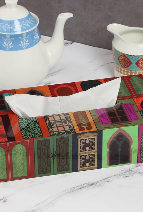INDIA CIRCUS Mughal Doors Reiteration Tissue Holder