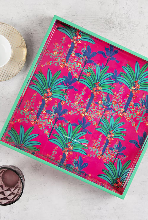 INDIA CIRCUS Royal Palms Square Tray