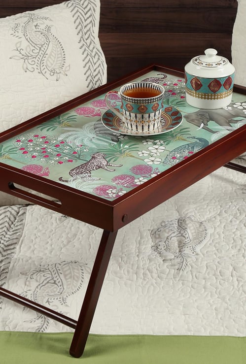 INDIA CIRCUS Printed Wildlife Safari Breakfast Tray
